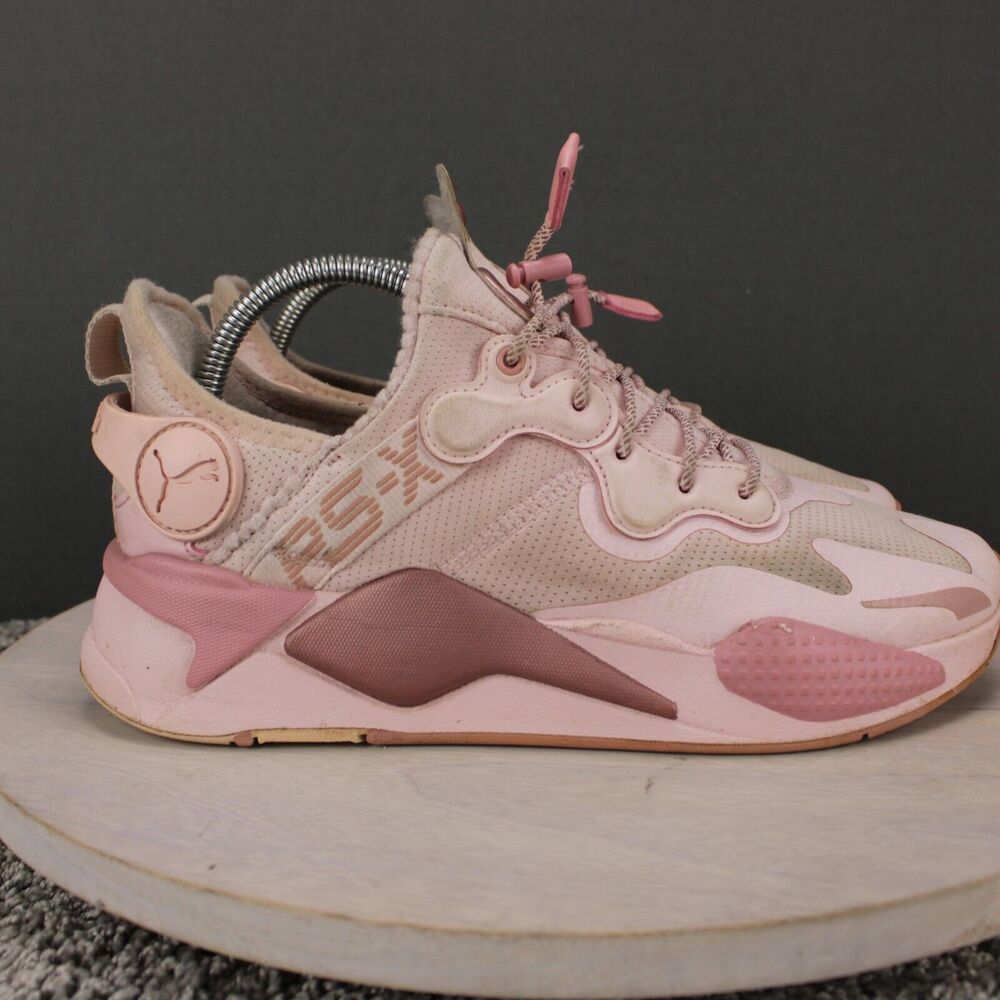 Puma RS-X T3CH Athletic Sneakers Womens 10 Pink Mesh